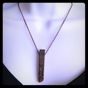 Handmade: Kara by Saint Shadle; onyx necklace